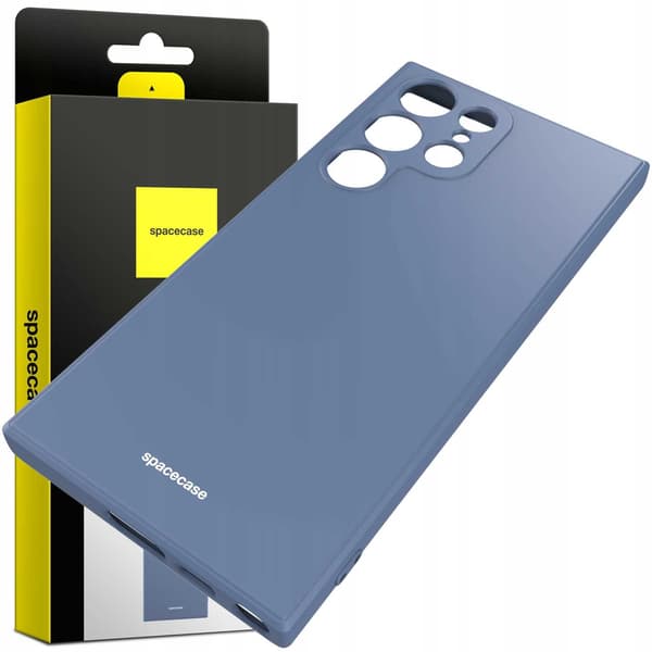 Spacecase Silikonecase-Skydd För Galaxy S23 Ultra Blue