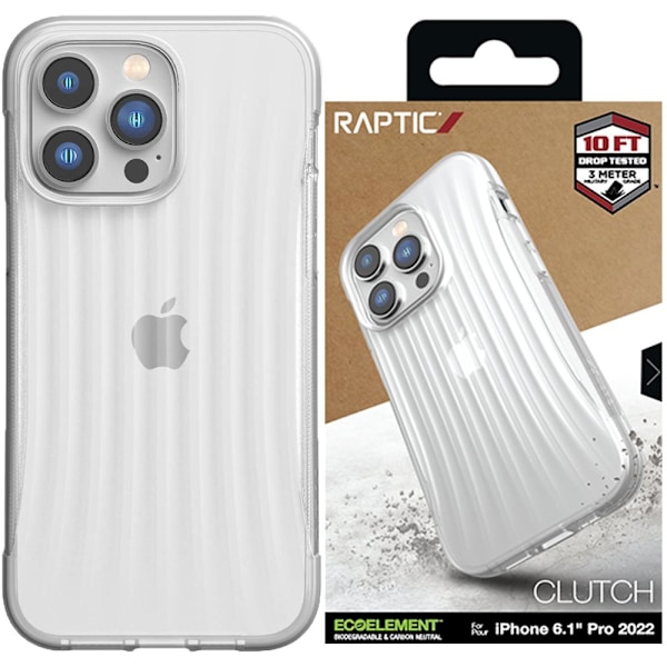 Raptic X-Doria Clutch Deksel iPhone 14 Pro Max gjennomsiktig bakdeksel