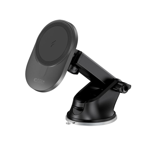 TECH-PROTECT MM15W-V1 MAGNETISK MAGSAFE Dashboard & VENT BILMONTERING TRÅDLØS LADER 15W SORT