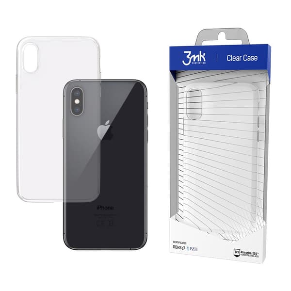 Apple iPhone X - 3mk klart deksel