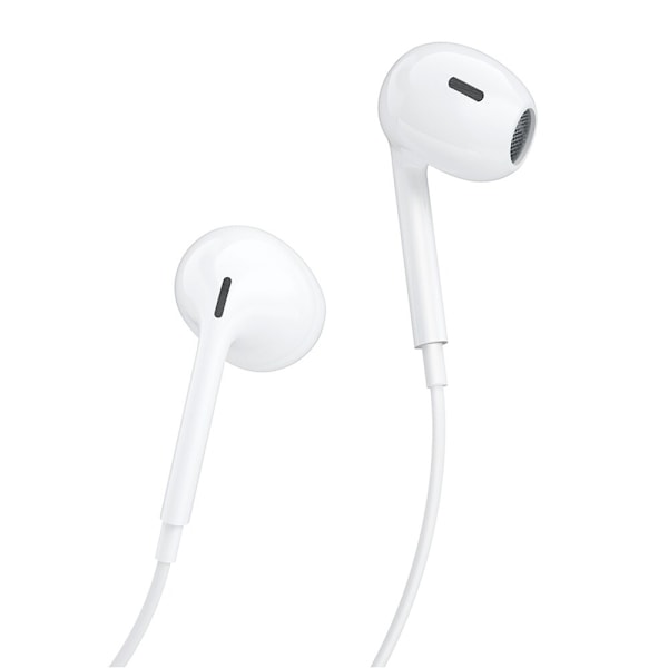 Dudao in-ear-hodetelefoner med USB Type C-kontakt hvit (X14PROT)
