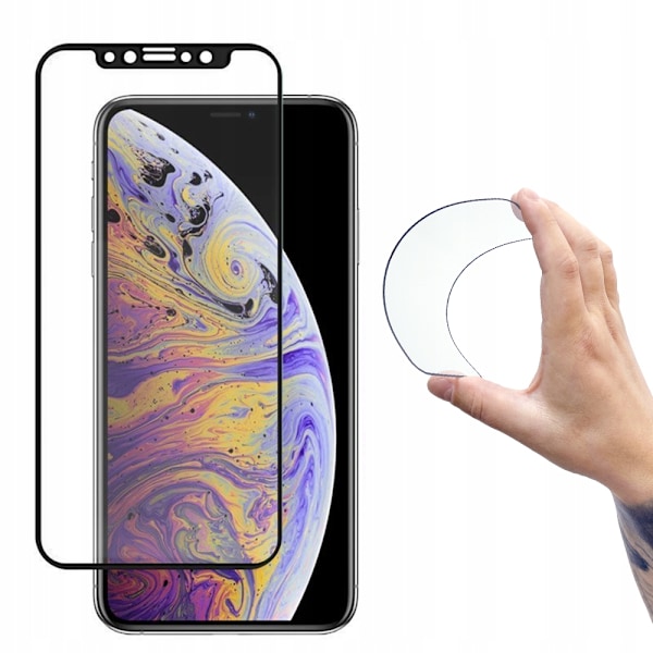 WOZINSKY GLAS FILM HÆRDET GLAS MED RAMME TIL IPHONE 14 PLUS/13 PRO MAX