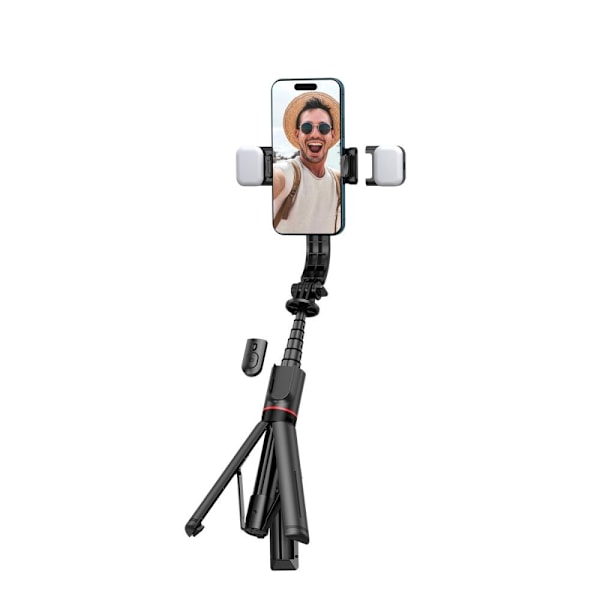 TECH-PROTECT L05S BLUETOOTH SELFIE STICK STATIV OG LED LYS SORT