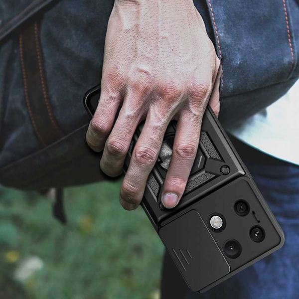 Spacecase Case Cover För Xiaomi Redmi Note 13 5G Svart