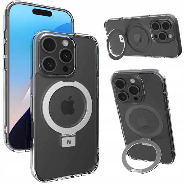 Spacecase Case Ring Pro Mag För Iphone 16 Pro Clear Transparent