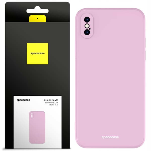 Spacecase Silikonfodral För Iphone X Xs Lilac Skyddstelefon