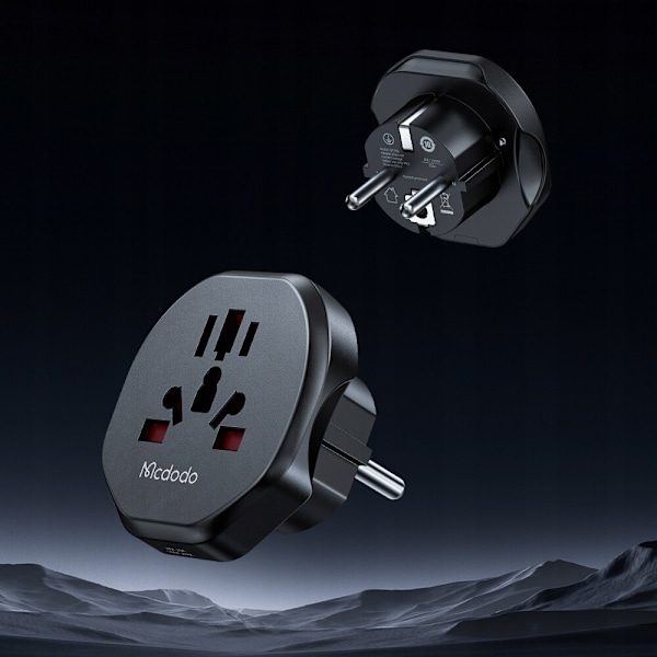 MCDODO UNIVERSELL LESERADAPTER EU TIL EU USA UK AU CN ADAPTER 2500W