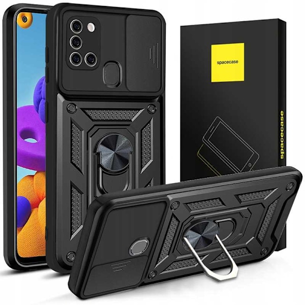 Spacecase-Fodral För Samsung Galaxy A21S Svart
