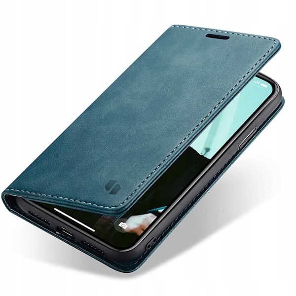 Spacecase Case Cover Till Iphone Xr Sc Plånbok Blå