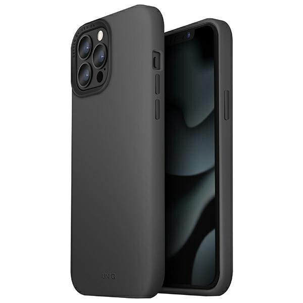 UNIQ Lino Hue iPhone 13 Pro Max 6.7 deksel grå/karbongrå MagSafe