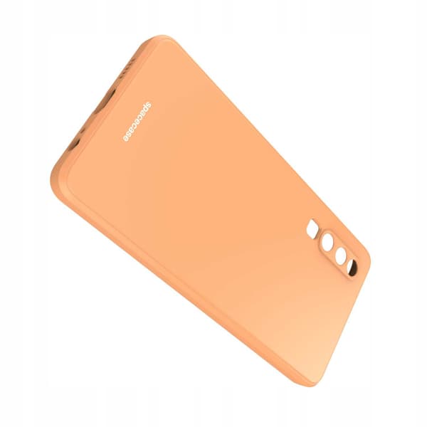 Spacecase Silikonfodral För Huawei P30 Orange Skydd