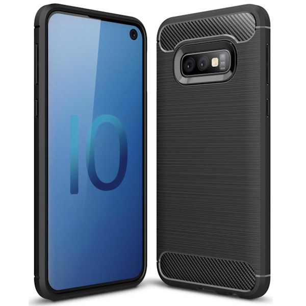 Spacecase Case Carbon Case För Samsung Galaxy S10E Svart