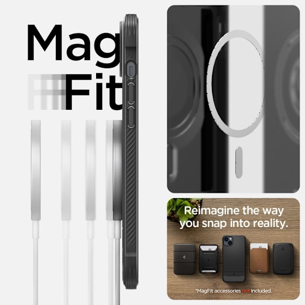 SPIGEN RUGGED ARMOR MAG MAGSAFE IPHONE 14 MAT SORT