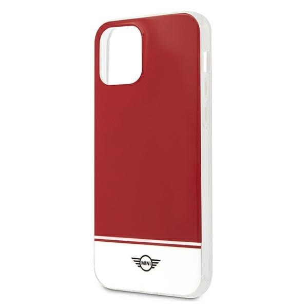 Mini MIHCP12LPCUBIRE iPhone 12 Pro Max 6,7" rött/rött hårt fodral Stripe Collection