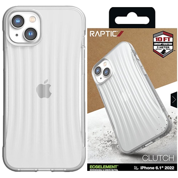 Raptic X-Doria Clutch Deksel iPhone 14 gjennomsiktig bakdeksel