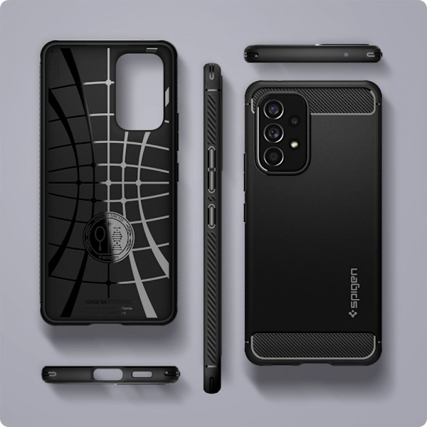 SPIGEN RUGGED ARMOR GALAXY A53 5G MATT SVART