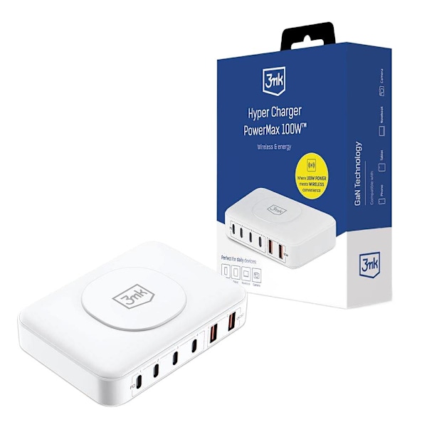 Tilbehør - 3mk Hyperlader PowerMax 100W