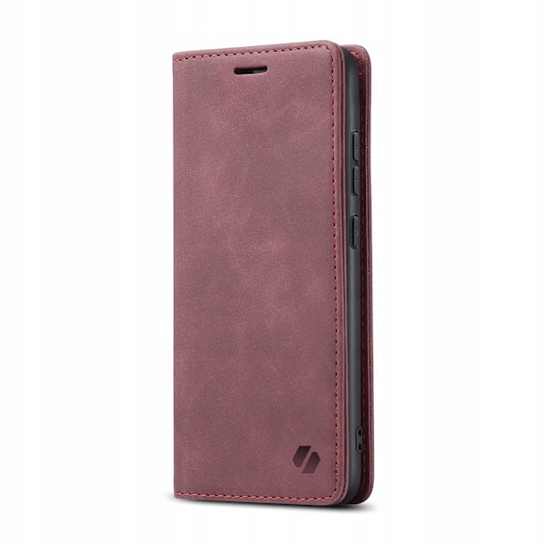 Spacecase Fodral Pålbockskydd För Huawei P30 Lite Rött Läder