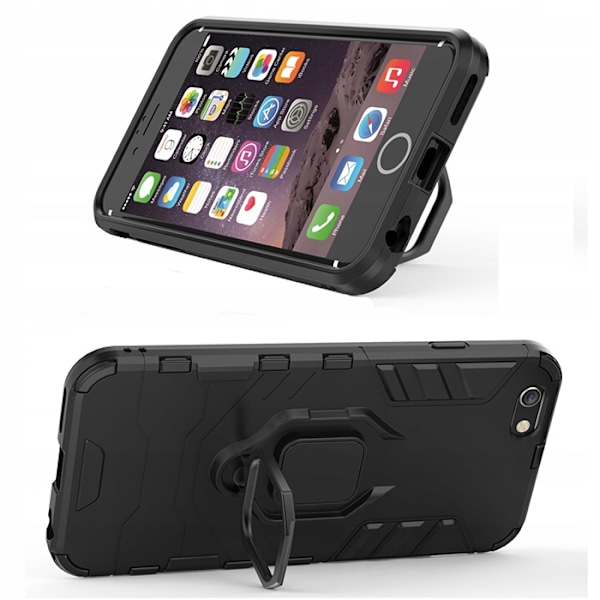 Spacecase Case Cover Till Iphone 6 6S Sc X-Ring Svart
