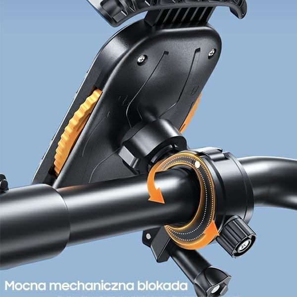 AWEI X29 cykelhållare 4,7"-6,7" för ram svart/svart