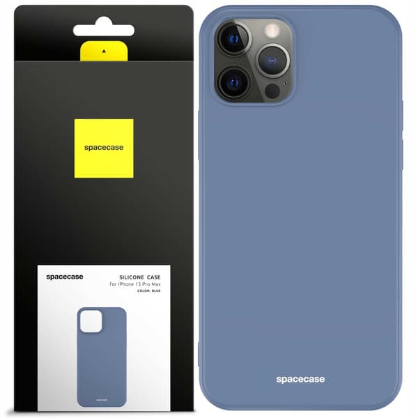 Spacecase Silikonfodral För Iphone 13 Pro Max Blue