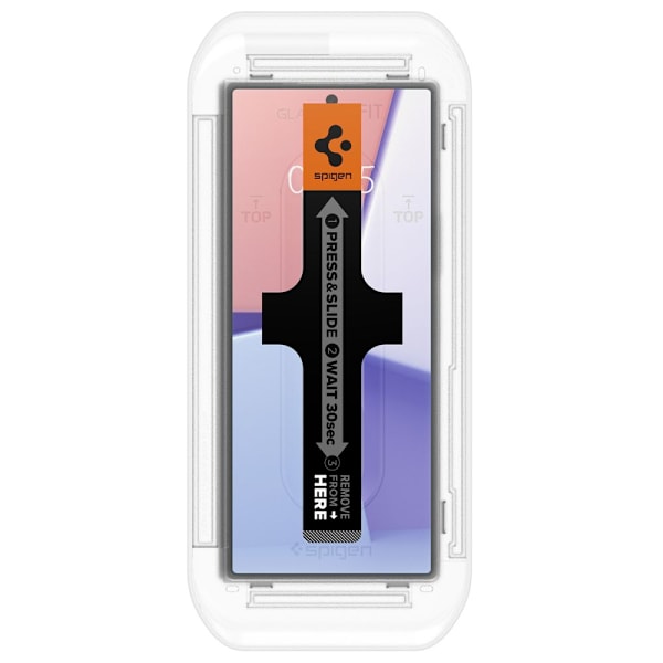 HÆRDET GLAS SPIGEN GLAS.TR "EZ FIT" 2-PACK GALAXY MED FOLD 6 CLEAR