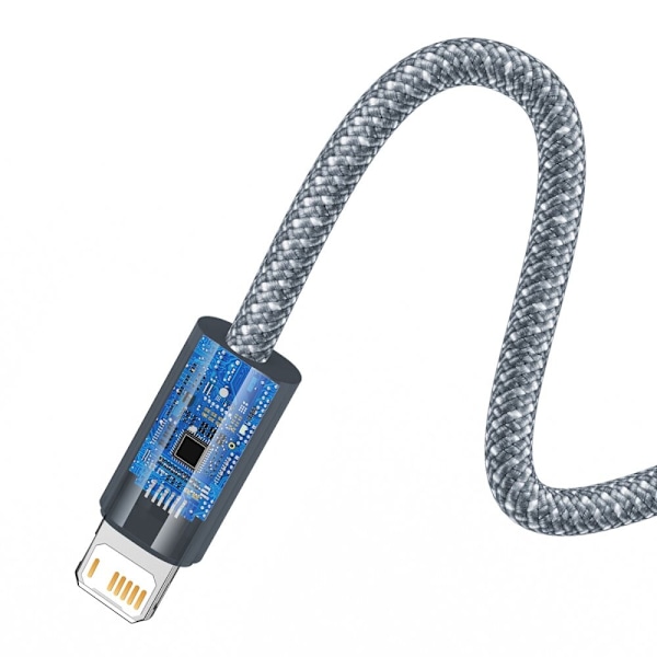 Baseus iPhone USB - Lightning-kabel 2m, 2,4A grå (CALD000516)