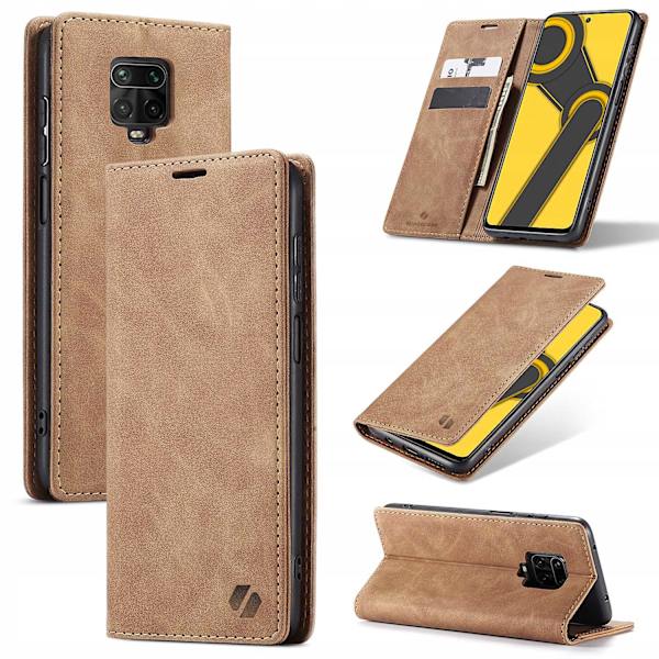 Spacecase Fodral Pålånsskydd För Xiaomi Redmi Note 9S 9 Pro Brown