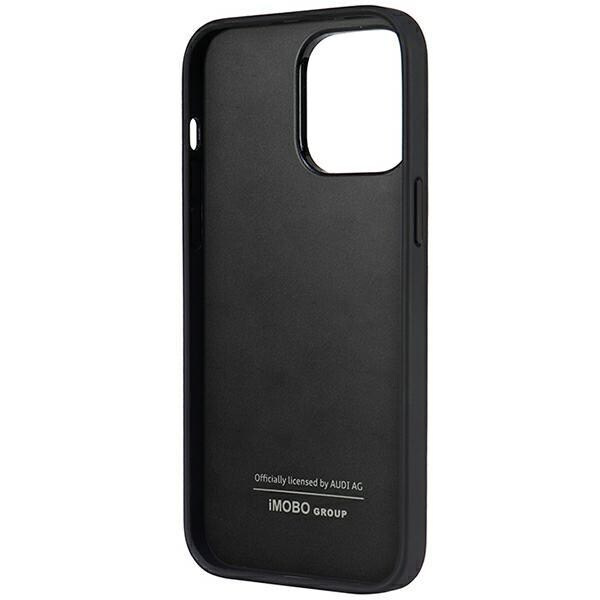 Audi syntetisk skinndeksel til iPhone 14 Pro Max 6.7 - svart AU-TPUPCIP14PM-TT/D1-BK