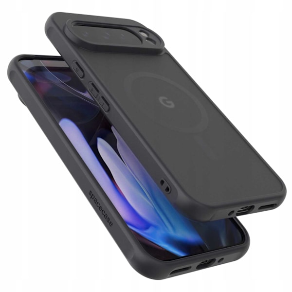 Spacecase Hybrid Case För Google Pixel 9 Pro Xl Svart