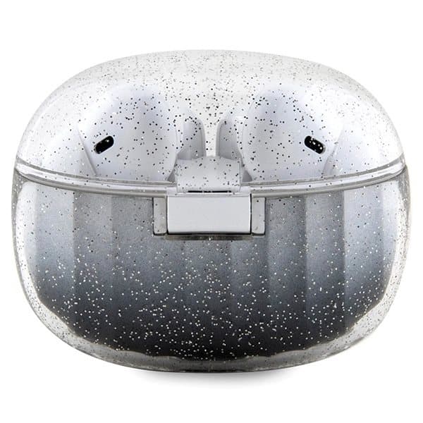 Guess Glitter Gradient TWS Bluetooth-hodetelefoner med Dock - Svart