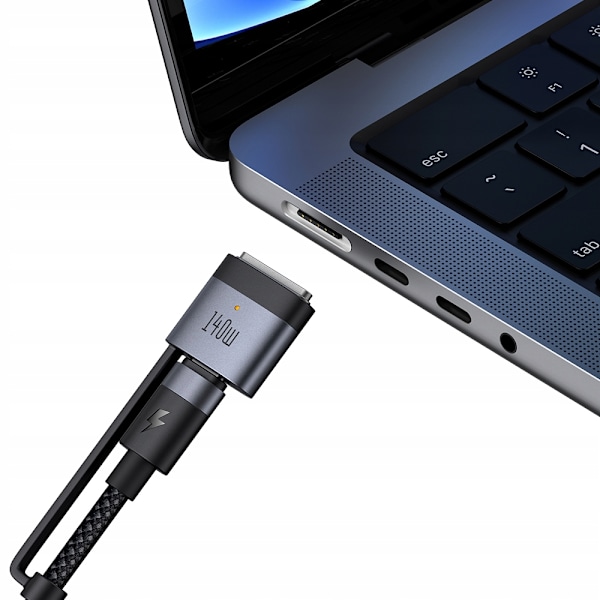 MCDODO LADDNINGSADAPTERKABEL MACBOOK AIR PRO USB-C MAGSAFE 3 140W 2M