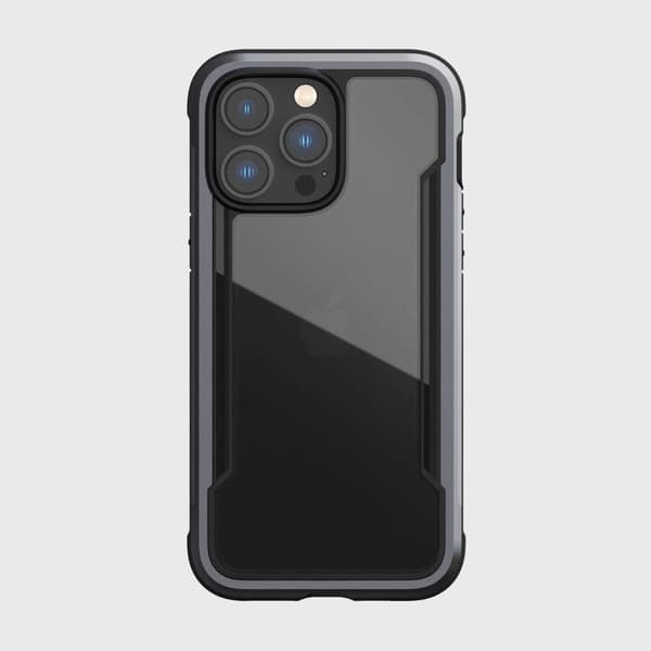 Raptic X-Doria Shield-deksel til iPhone 14 Pro Max, pansret deksel, svart