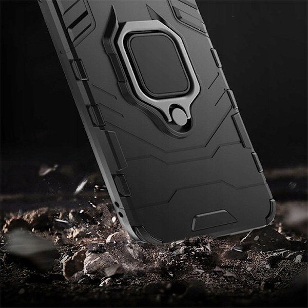Spacecase Case X-Ring Case För Huawei P20 Svart