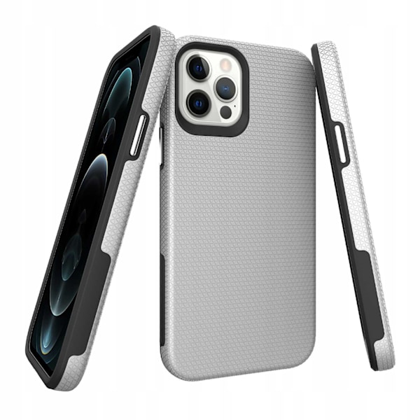Spacecase Case Cover För Iphone 12 12 Pro Silver Sc Core