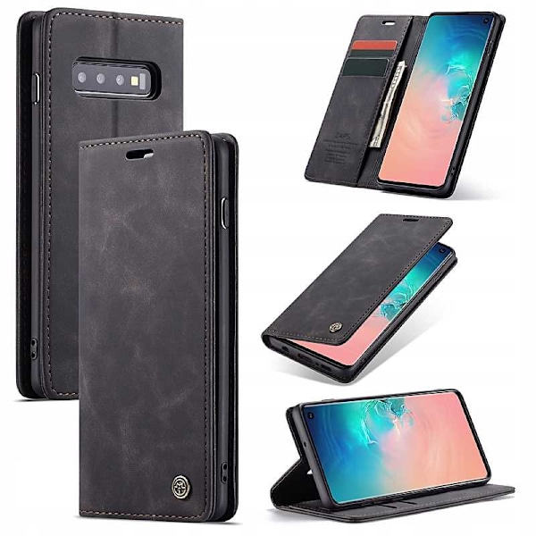 Spacecase Pålånsfodral För Samsung Galaxy S10E Svart Skydd