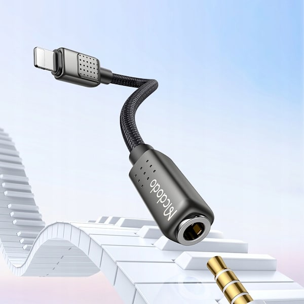 MCDODO ADAPTER LIGHTNING MINIJACK, 3,5 mm kabel for iPhone 13 14