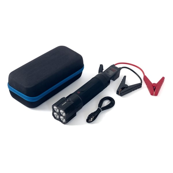 CHOETECH JUMP STARTER MED POWERBANK 8000MAH - SORT LED LAMPRE