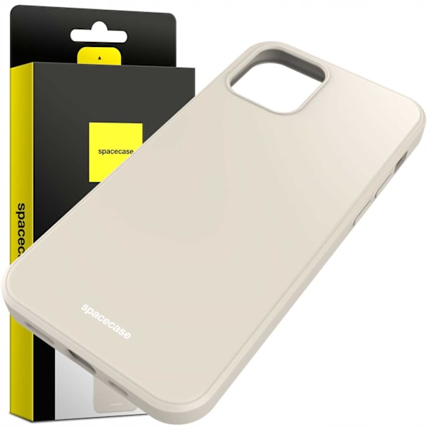 Spacecase Silikonfodral För Iphone 12 12 Pro Bone Beige