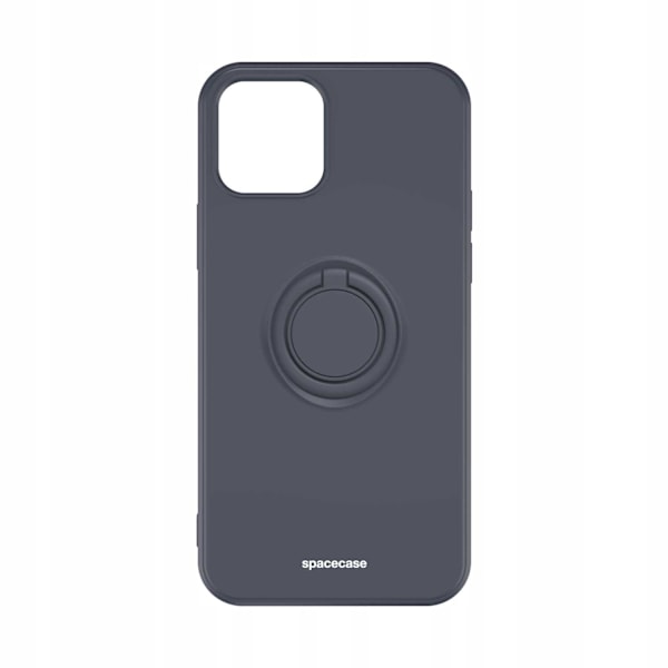 Spacecase Silikonfodral För Iphone 12 12 Pro Svart Ring