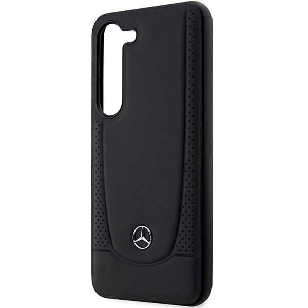 Mercedes Leather City Deksel til Samsung Galaxy S23 FE - Svart