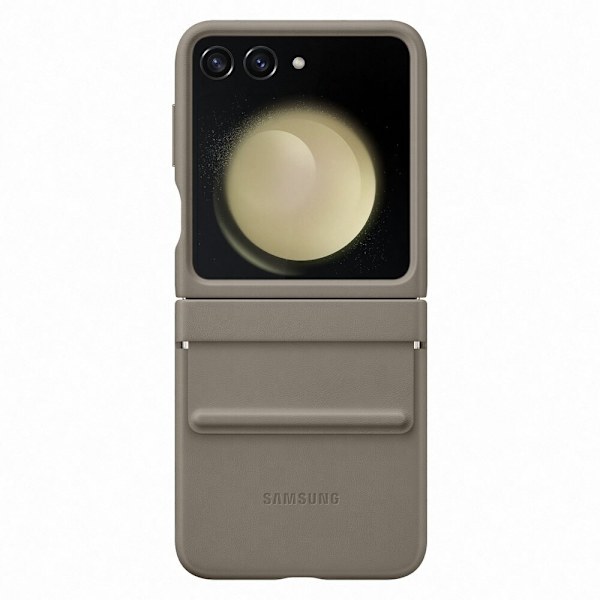 ØKO-LÆDER ETUI TIL SAMSUNG GALAXY Z FLIP 5 - BRUN