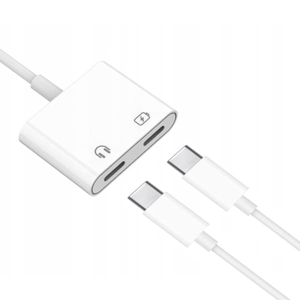 CO2-SOVITIN 2X USB-C-SOVITINKAAPELI USB TYYPPI C SAMSUNG APPLE XIAOMI MED DAC:lle