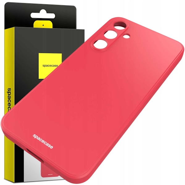 Spacecase Silikonecase Galaxy S23 Fe Rött Skydd För Samsung
