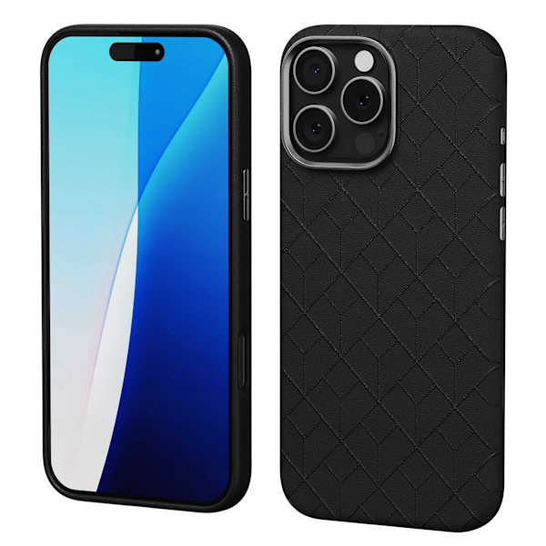 Spacecase Case Cover Till Iphone 16 Pro Max Black För Magsafe