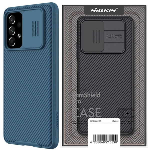 Nillkin CamShield Pro Case Armored Case Camera Cover? Samsung Galaxy A73 blå