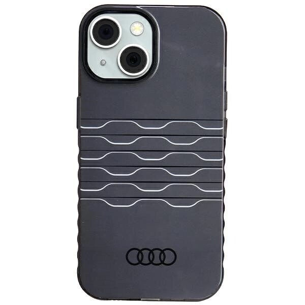 AUDI IML MAGSAFE ETUI TIL IPHONE 15 / 14 / 13 - SORT