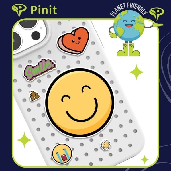 Pinit Emoji Pins för Pinit Case Pattern 1