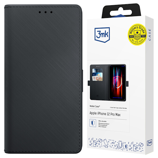 APPLE IPHONE 12 PRO MAX - 3MK WALLET CASE Sort