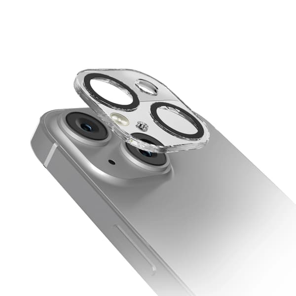 SBS D3O HÆRDET GLAS TIL KAMERAØEN TIL IPHONE 14 / 14 PLUS Sort